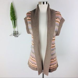The Limited Gorgeous Knit Open Vest Size (XS)